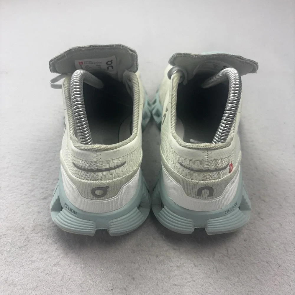 On Cloud Shoes Womens Size 8 Gray Blue CloudTec Running Sneakers Mesh Athletic